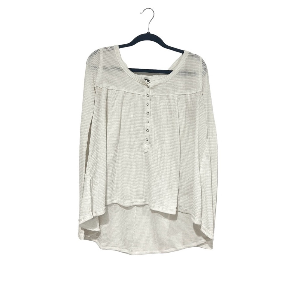 White waffle knit sweater top “We the Free” brand